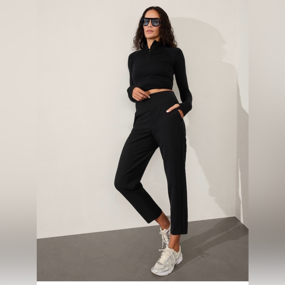 NWOT Athleta Endless Pants Size 4 Tall Black
